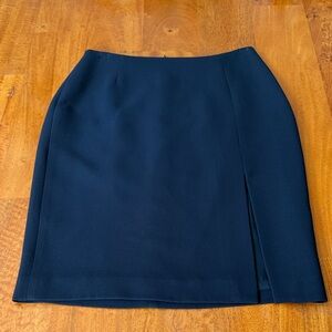 bebe Black Mini Pencil Skirt with Side Slit